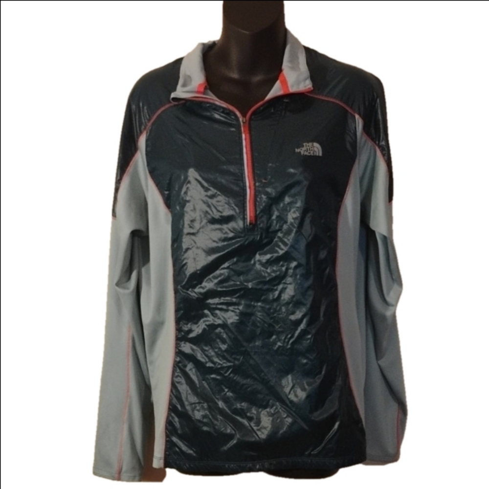 The North Face Blue Pullover Jacket. Size extra large. Great for Spring.